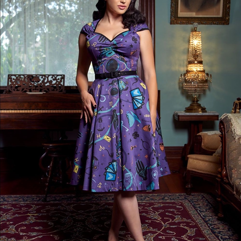 Pinup Girl Clothing Fortune Teller Dress 🔮